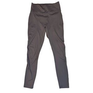 Fabletics Small Silver Grey Leggings/Capris  Stretchy Performance Wear